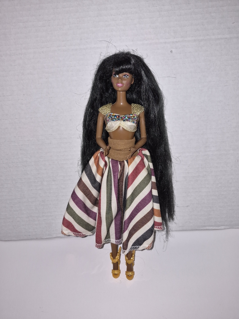 Barbie Jewel Hair Mermaid African-American Doll Mattel Rare